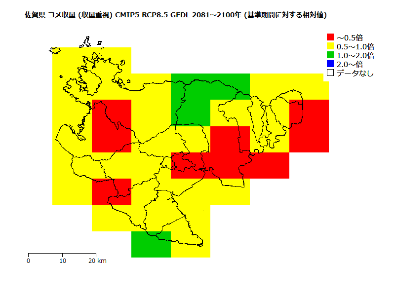 RCP8.5 地図