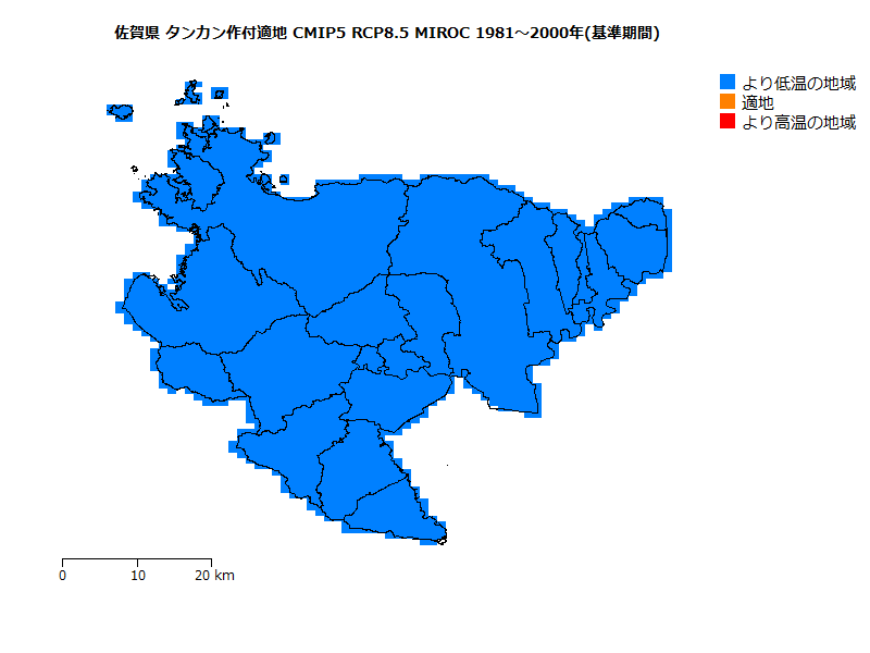RCP8.5 地図