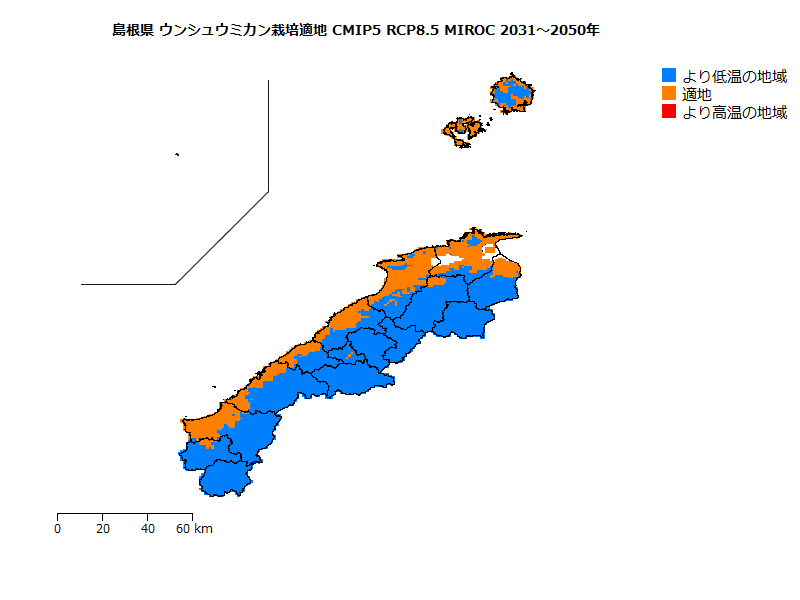 RCP8.5 地図