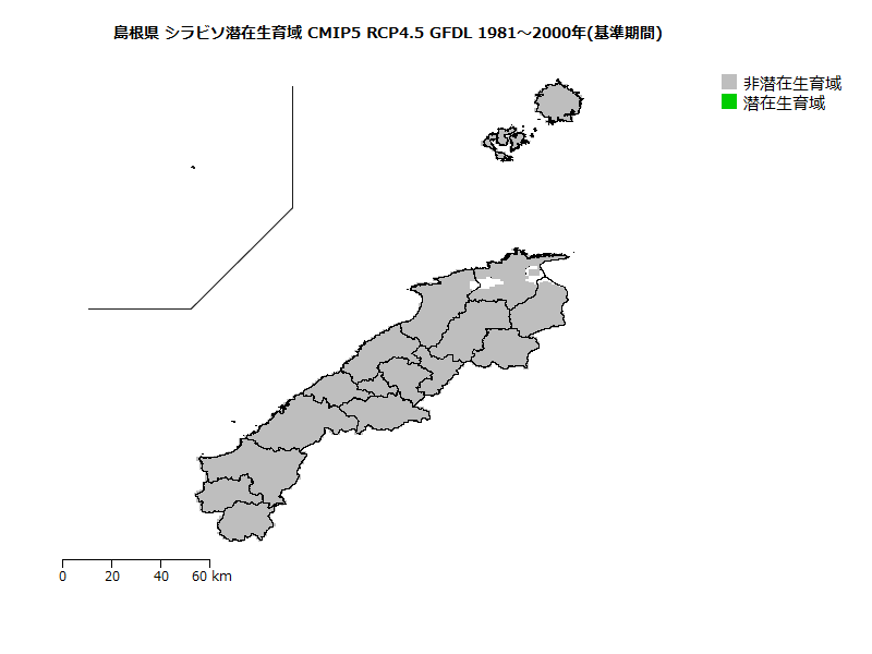 RCP4.5 地図