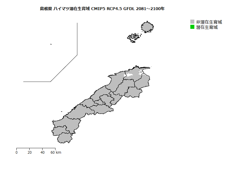 RCP4.5 地図