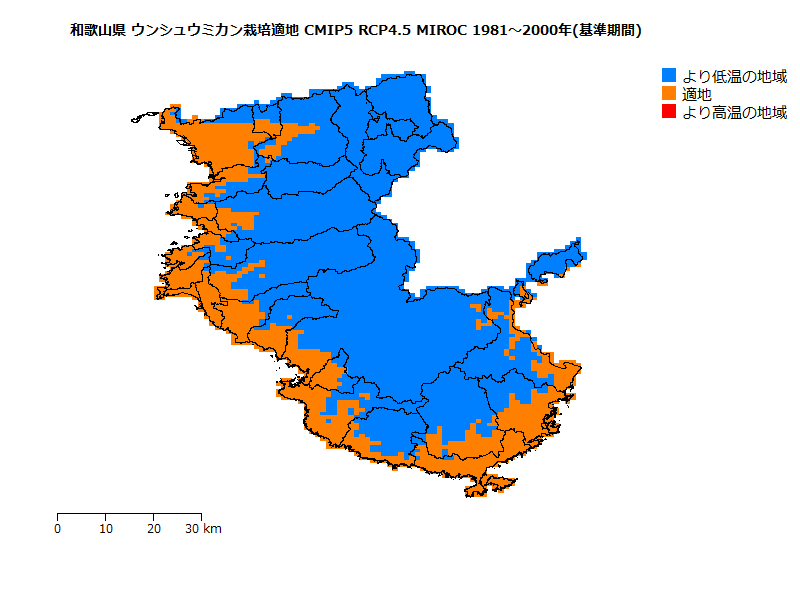 RCP4.5 地図