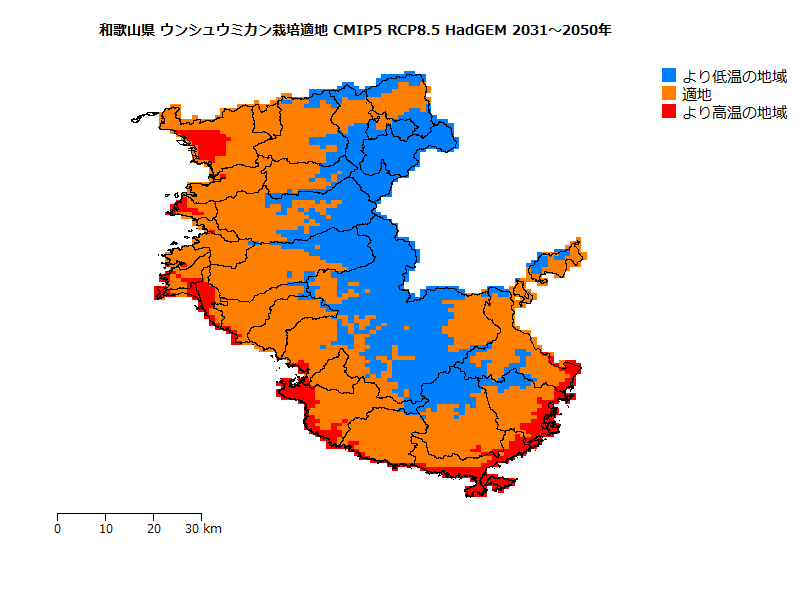 RCP8.5 地図