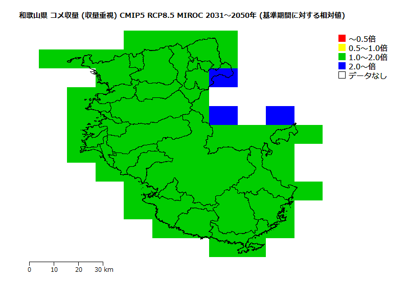 RCP8.5 地図