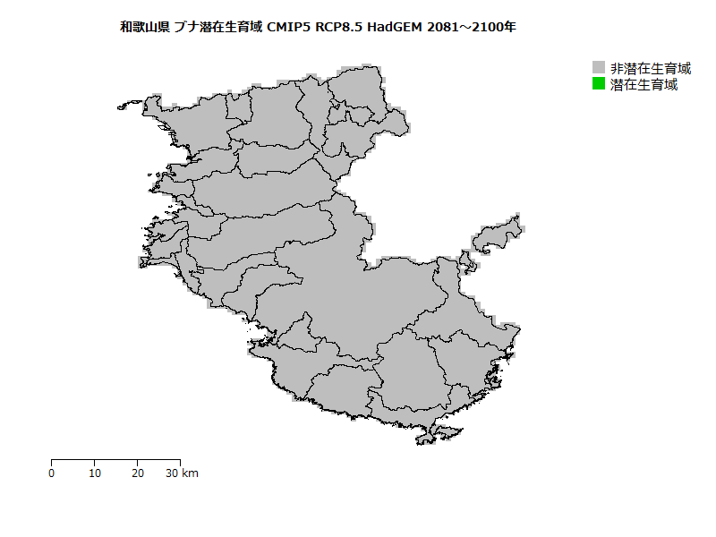 RCP8.5 地図