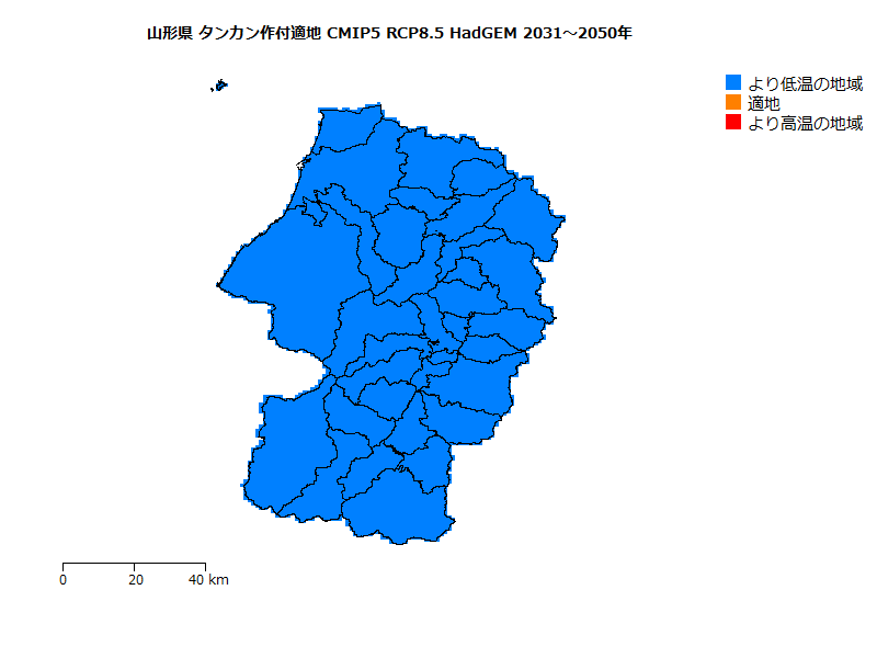 RCP8.5 地図