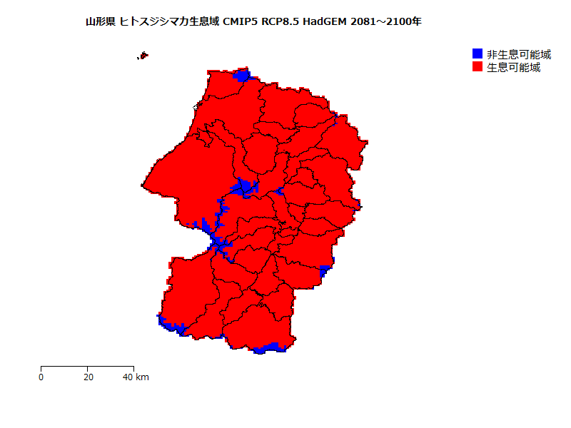 RCP8.5 地図