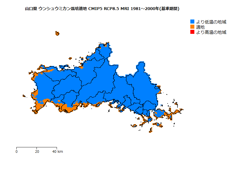 RCP8.5 地図