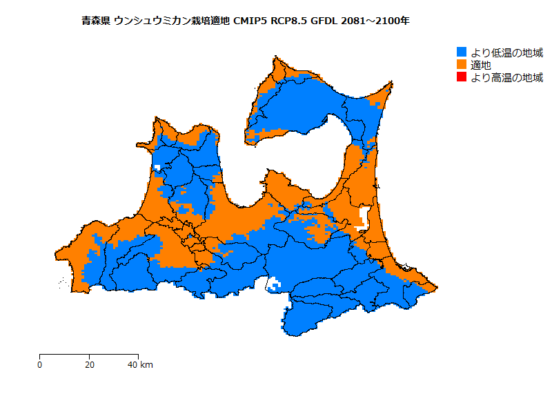 RCP8.5 地図