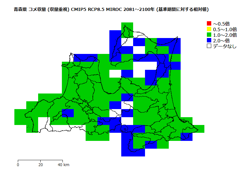 RCP8.5 地図