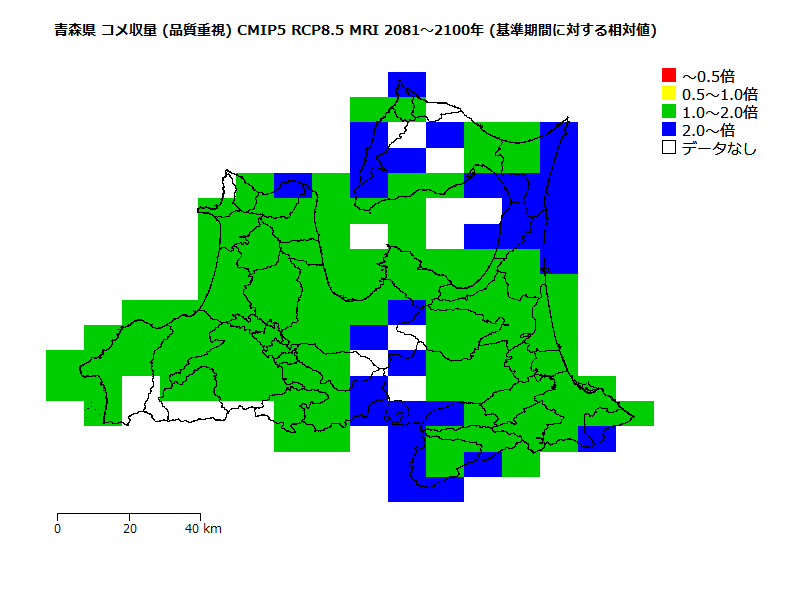 RCP8.5 地図