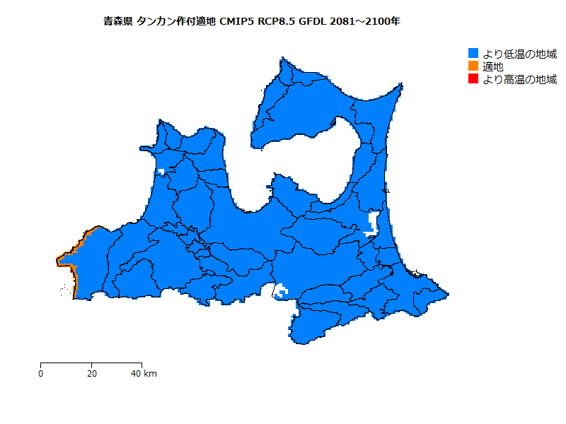 RCP8.5 地図