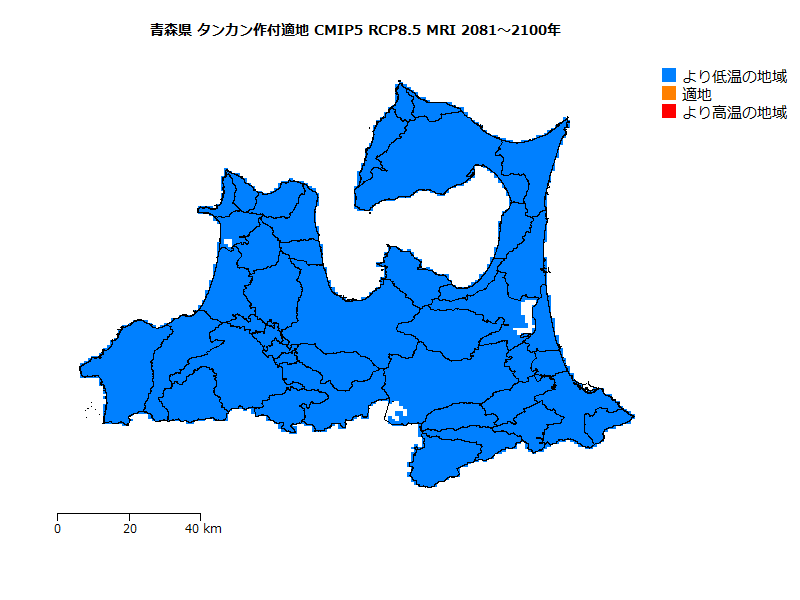 RCP8.5 地図
