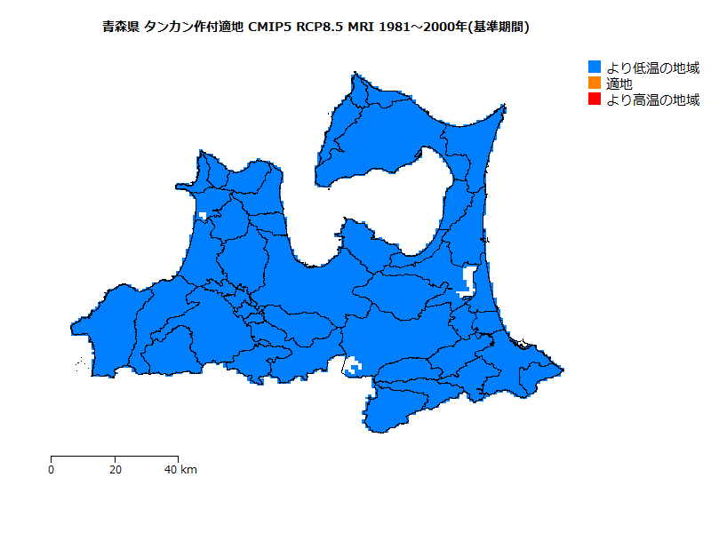 RCP8.5 地図