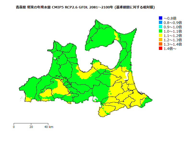 RCP2.6 地図