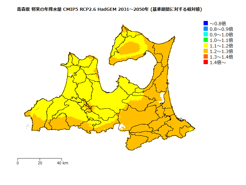 RCP2.6 地図