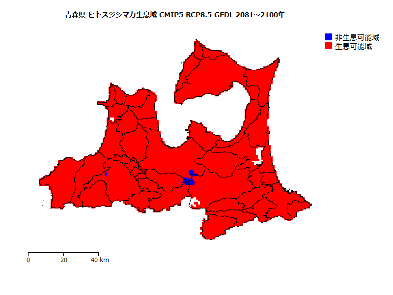 RCP8.5 地図