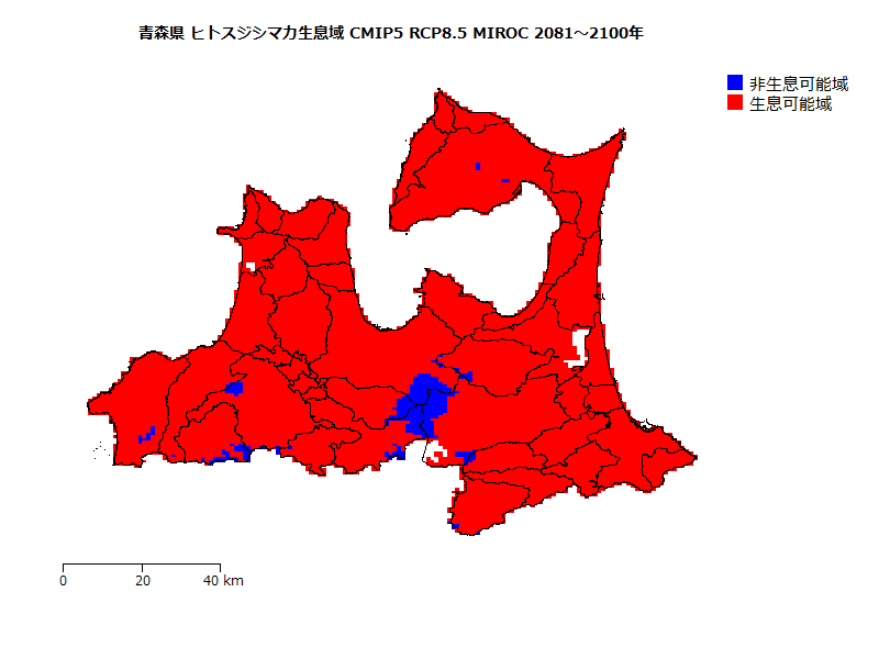 RCP8.5 地図