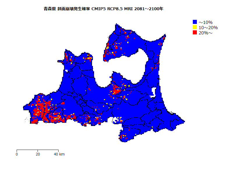 RCP8.5 地図