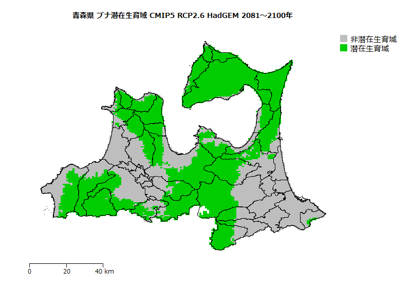 RCP2.6 地図