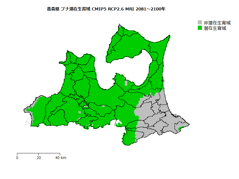 RCP2.6 地図