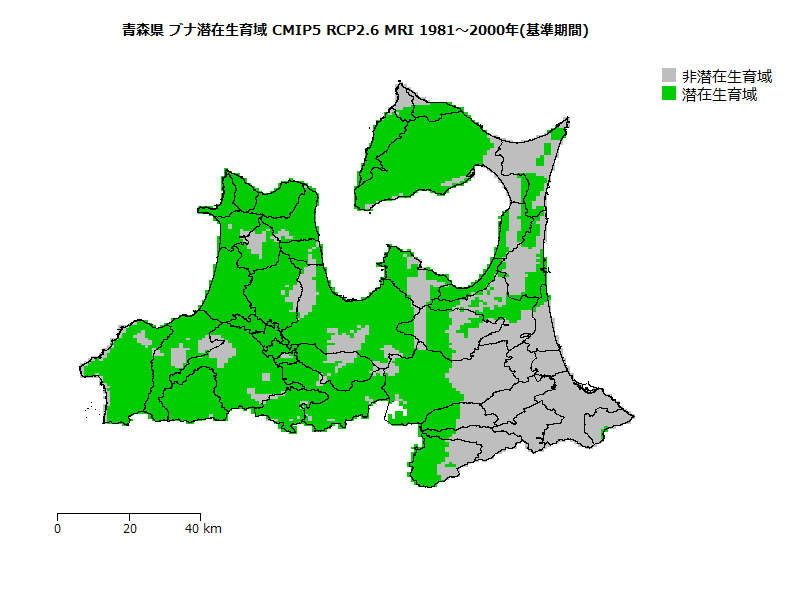 RCP2.6 地図