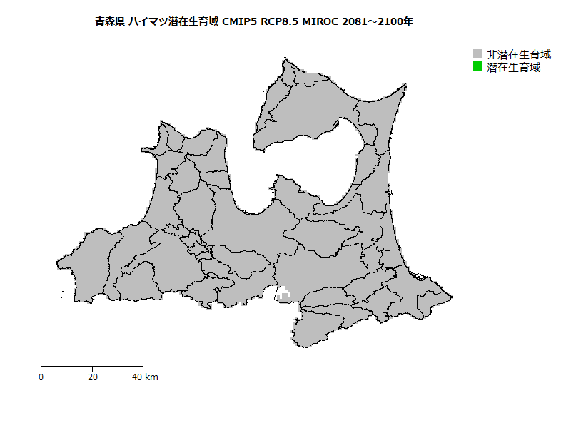 RCP8.5 地図