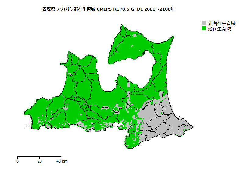 RCP8.5 地図