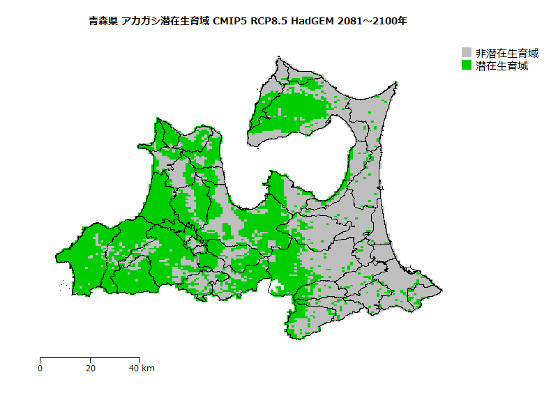 RCP8.5 地図