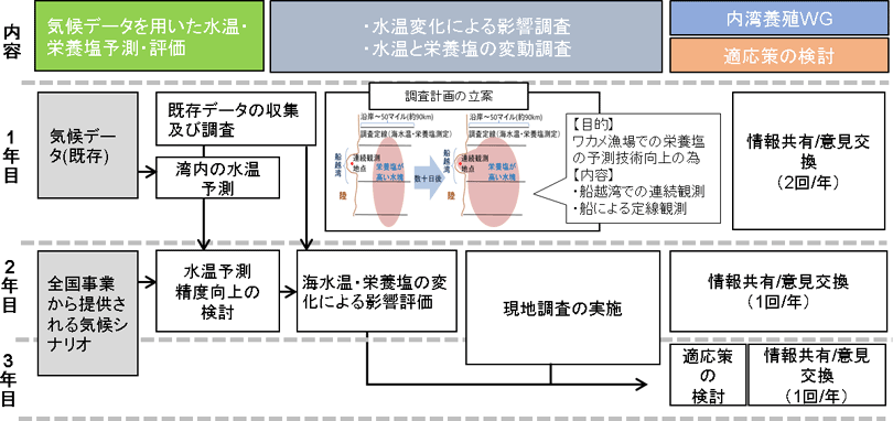 ヶ年調査実施スケジュール