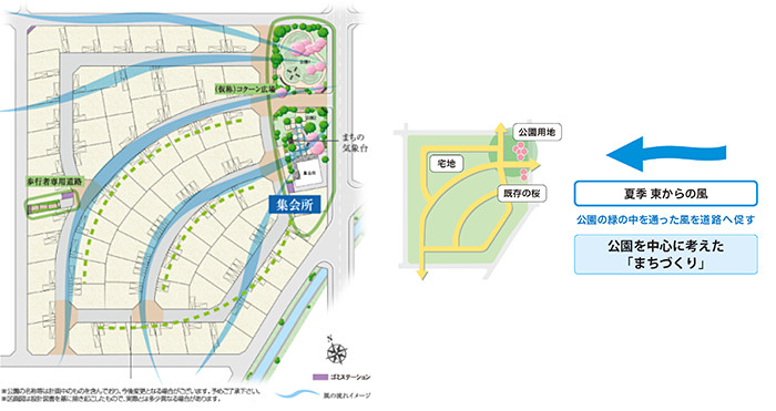 エムスマートシティ熊谷（埼玉県熊谷市）の街区レイアウト図