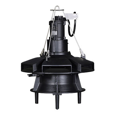 Underwater mechanical aerator/agitator Aquarator®