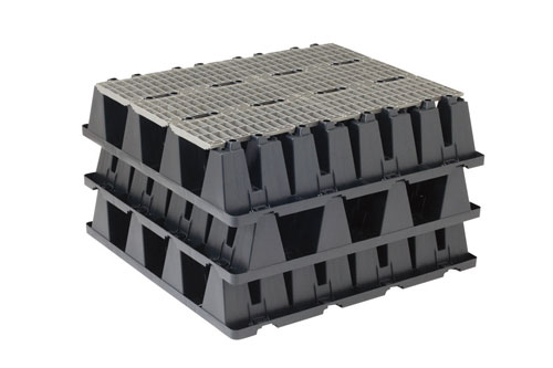 クロスウェーブ設置の様子 