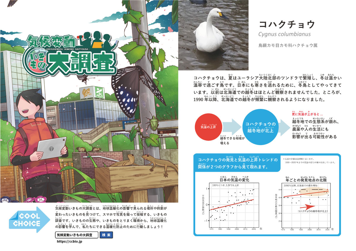 令和2年度 気候変動いきもの大調査（冬編）結果報告