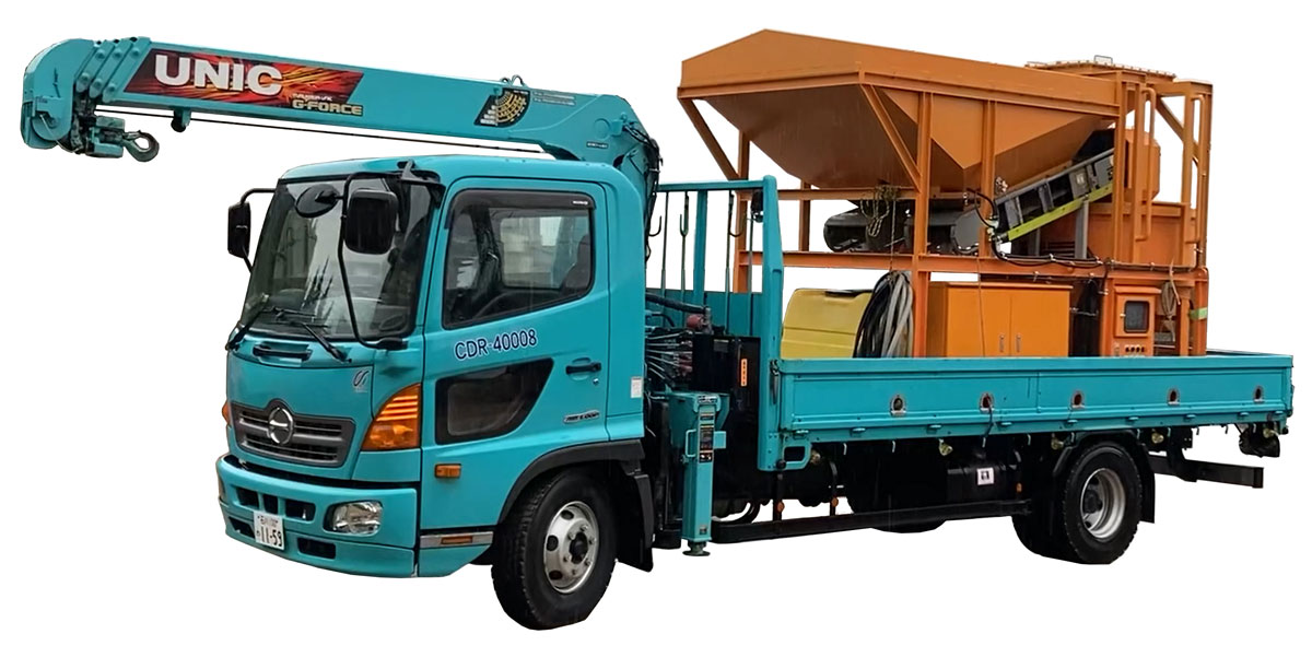 車載式コンクリートプラント「モバコン」