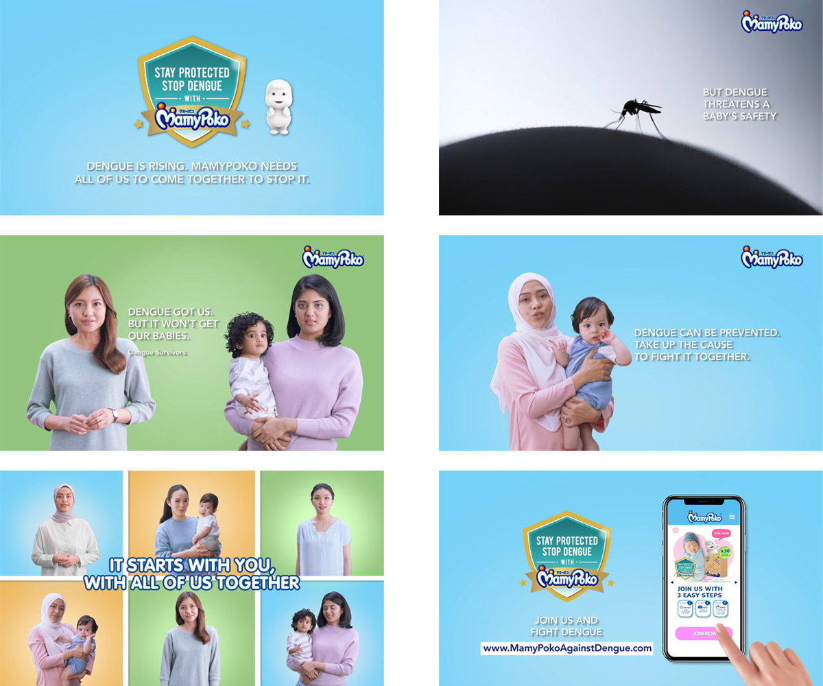 「MamyPoko」の動画を通じた“デング熱から子を守る宣言”の発信