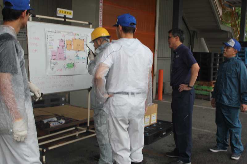 台風接近への準備